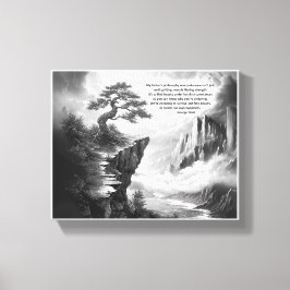 Impressão Em Tela Encontrar beleza na perseverança