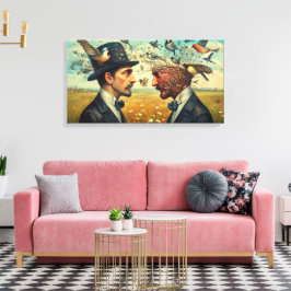 Impressão Em Tela Encontre o novo ninho