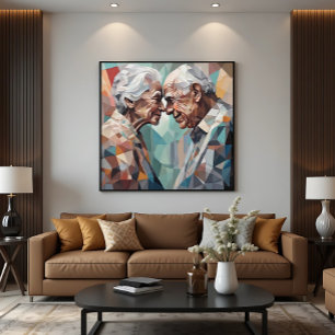 Impressão Em Tela Encontro Eterno