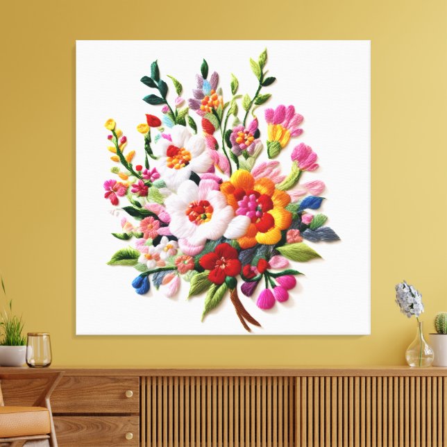 Impressão Em Tela Energetic Bloom Wall Décor Sacred Geometry Art (Insitu(Sala de estar))