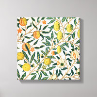 Enfeite Branco de Romã de Frutas William Morris