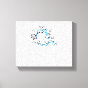 Impressão Em Tela Enfermeira fantasma cuidando espontaneamente e ass