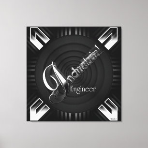 Impressão Em Tela Engenheiro industrial Deco Flare