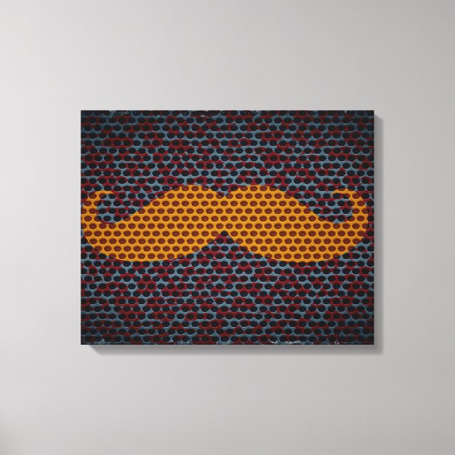 Impressão Em Tela Engraçado Mustache (Frente)