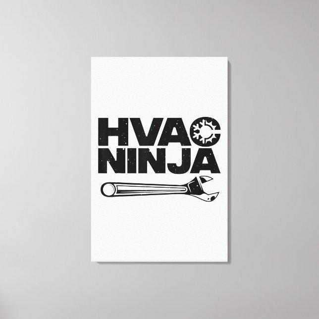 Impressão Em Tela Engraçado Presente HVAC Para Legal Crédito Aéreo T (Frente)