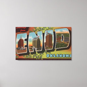 Impressão Em Tela Enid, letra ScenesEnid de OklahomaLarge, APROVAÇ