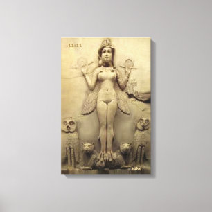 Impressão Em Tela Enki ESPIRITUAL do enlil dos GRAFITES do DMT das