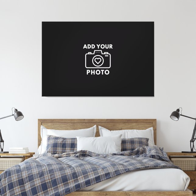 Impressão Em Tela Enorme Foto Personalizada 40x60 (Insitu(Quarto))