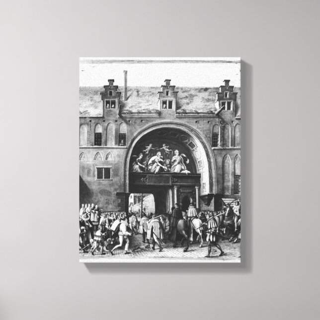 Impressão Em Tela Entrada de Hercule Francois da França (Frente)