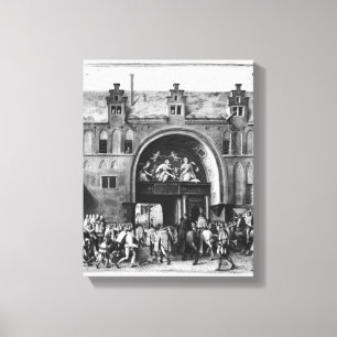 Impressão Em Tela Entrada de Hercule Francois de France