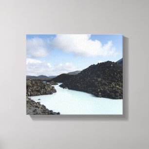 Impressão Em Tela Entrada de Lagoa Azul - Islândia