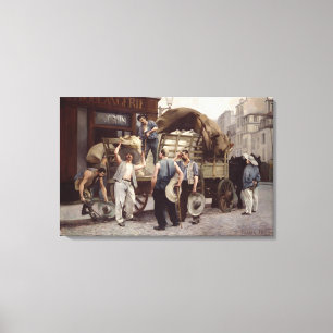 Impressão Em Tela Entregando a farinha, 1885