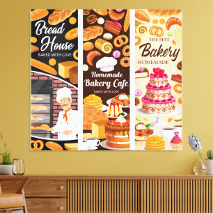 Impressão Em Tela Enxertos, bolos e padaria