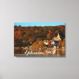 Impressão Em Tela Ephraim, Wisconsin, Sunset