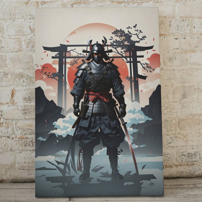 Impressão Em Tela Epic Samurai Nos Céus E Nuvens (Criador carregado)