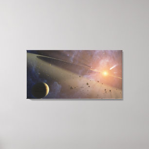 Impressão Em Tela Épsilon Eridani do sistema planetário