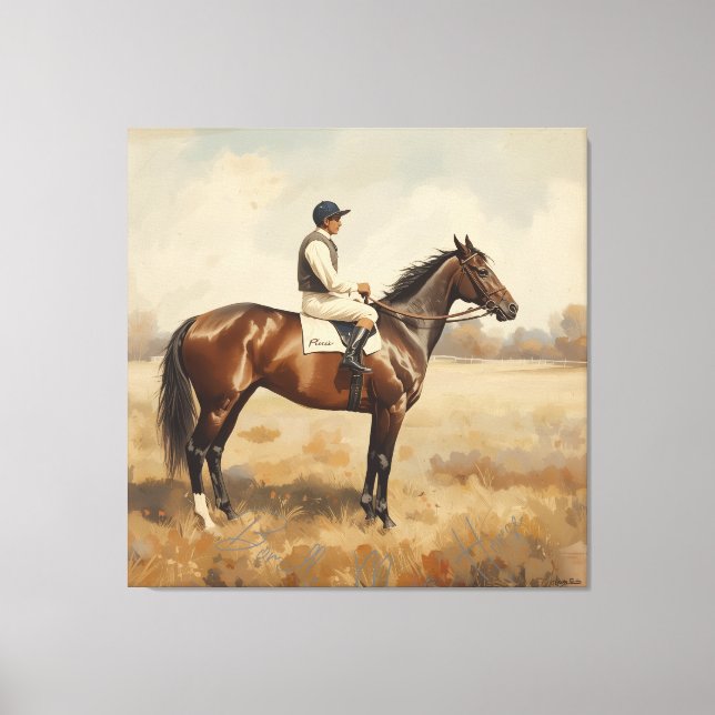 Impressão Em Tela Equestrian  (Frente)