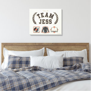 Impressão Em Tela Equipe Jess Gilmore Girls Design