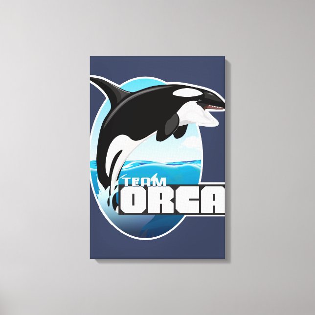 Impressão Em Tela Equipe Orca (Frente)