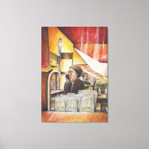 Impressão Em Tela Equivalente Luminoso de Emoções Passivas