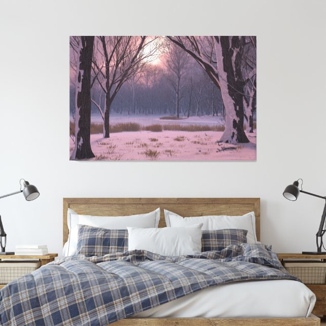 Impressão Em Tela Ereal Inverno (Insitu(Quarto))
