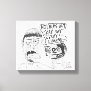 Impressão Em Tela Erica Crooks História em quadrinhos 2024: Nada alé