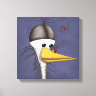 Impressão Em Tela Ernie o Egret