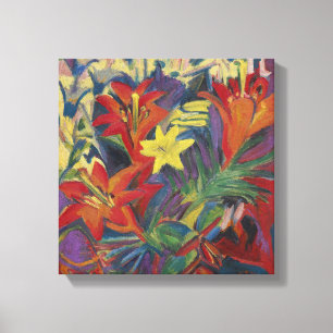Impressão Em Tela Ernst Ludwig Kirchner ainda vive com Lily Canva