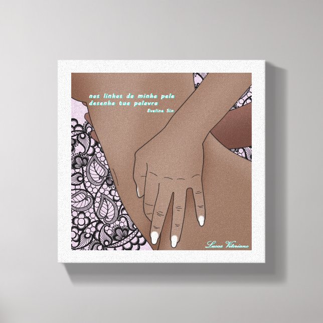 Impressão Em Tela Erótico (Frente)