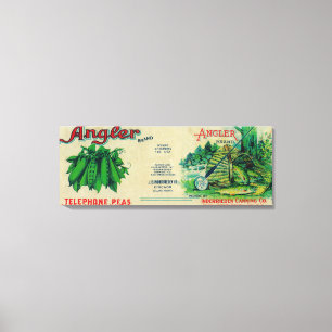 Impressão Em Tela Ervilhas LabelChicago do pescador, IL