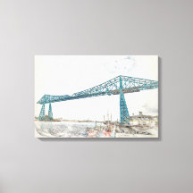 Esboço Artístico da Ponte Transportadora de Middle
