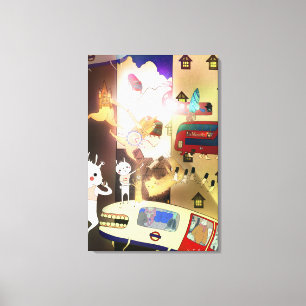 Impressão Em Tela Escape 2013 da cidade