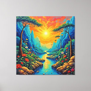 Impressão Em Tela Escape para a Nature Art Design
