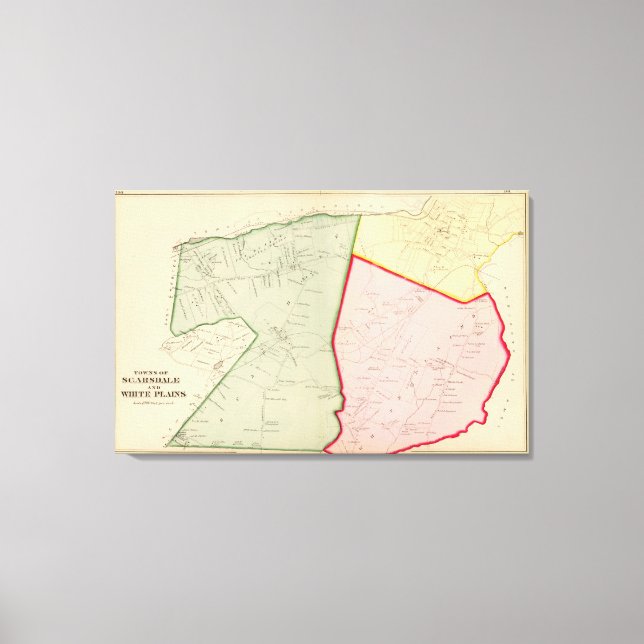 Impressão Em Tela Escardale, White Plains, Nova Iorque (Frente)