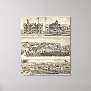 Impressão Em Tela Escola Normal do Estado do Kansas