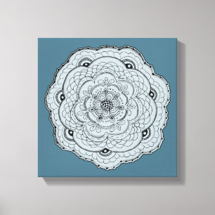 Impressão Em Tela Escolha seu próprio Crochet Colorido Lacy
