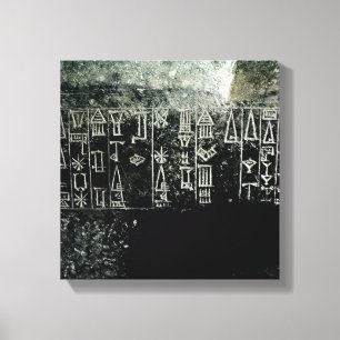 Impressão Em Tela Escrita cuneiforme