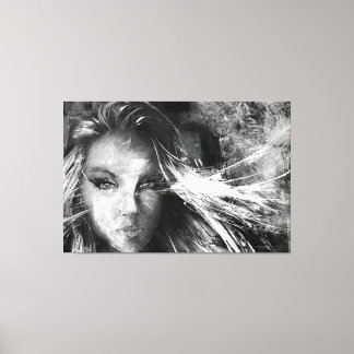 Impressão Em Tela Escrito pelo Vento