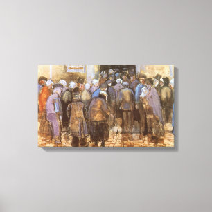 Impressão Em Tela Escritório Estadual de Loteria de Vincent van Gogh