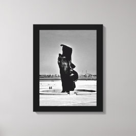 Impressão Em Tela Escultura de Mãe e Criança