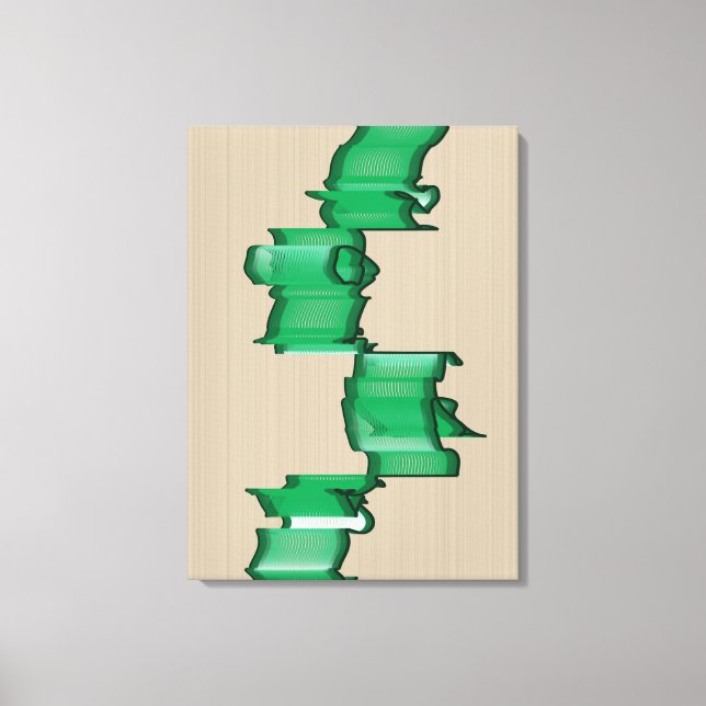Impressão Em Tela Escultura Matematicamente Alinhada  (Frente)