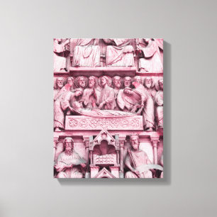 Impressão Em Tela Esculturas históricas cristãs Notre Dame Paris