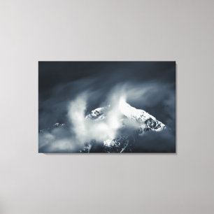 Impressão Em Tela Escuridão e caos sobre a montanha