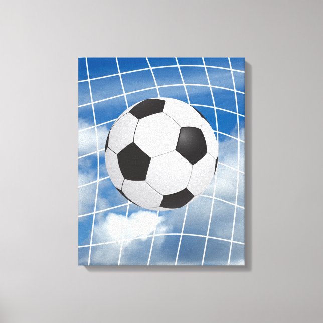 Impressão Em Tela Esfera de futebol (Frente)