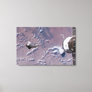 Impressão Em Tela Esforço 20 do vaivém espacial