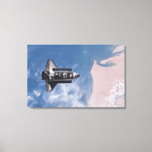 Impressão Em Tela Esforço 24 do vaivém espacial