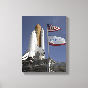 Impressão Em Tela Esforço 2 do vaivém espacial