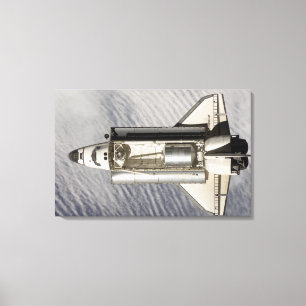 Impressão Em Tela Esforço do vaivém espacial