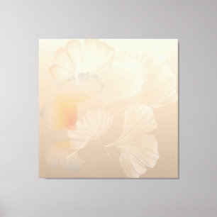 Impressão Em Tela Esmagamento de Arte Gráfica Abstrato do Ginkgo Bil