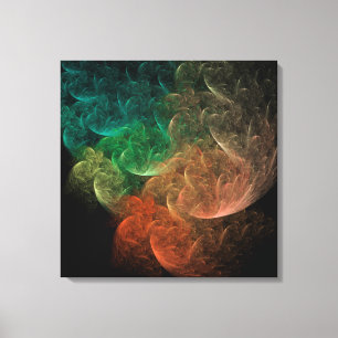 Impressão Em Tela Espaço de Arte Abstrata Pássaro